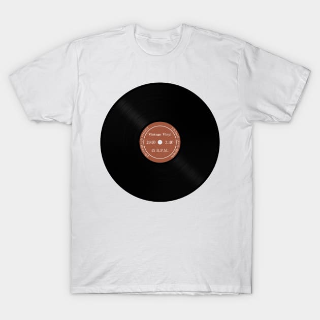 Vinyl record - 1940 edition T-Shirt by SNZLER